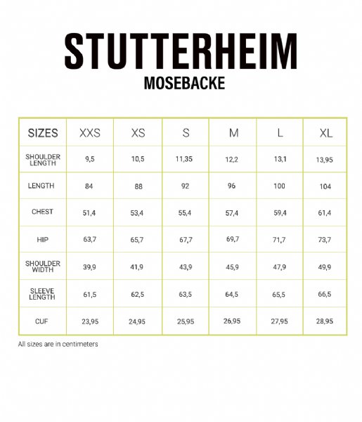 Stutterheim  Mosebacke khaki green